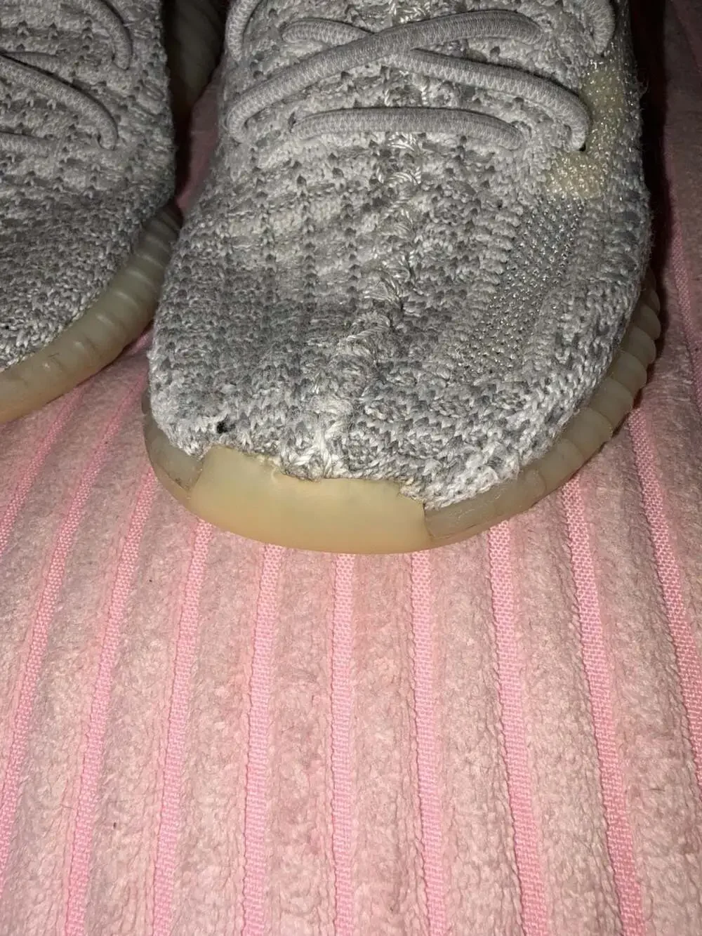 Adidas Yeezy Boost 350 V2 Infant/Toddler Static Grey Sneakers Size 8C